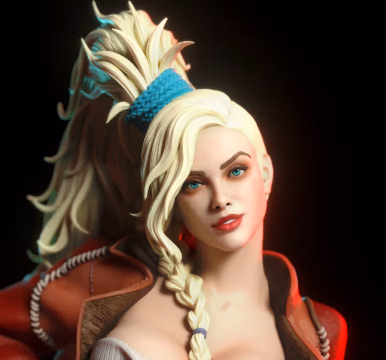 Gemma Blacksmith Statue | Monster Hunter Fan Art by TorridaMinis SFW,NSFW 3d printed,3d printed statue,nsfw statue,3d printed figure,Monster Hunter Statue,Gemma Blacksmith Statue