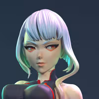 Lucy Statue | Cyberpunk Edgerunners Fanart von Dinamuuu3d SFW,NSFW 3d printed statue,3d printed,Lucy Statue ,3d printed figure,nsfw statue,Cyberpunk Edgerunners statue