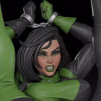 Shego Statue | Kim Possible Fanart von Digital Dark SFW,NSFW,Futa 3d printed statue,3d printed,nsfw statue,3d printed figure,Shego Statue,Kim Possible,futa statue,futa figurines,futanari figurines,futanari statue