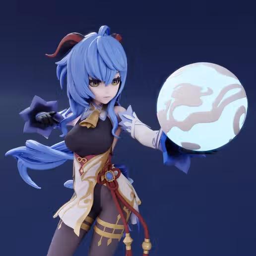 Ganyu Statue | Genshin Impact Fan Art by FunserviceSTL SFW,NSFW,Futa 3d printed statue,nsfw statue,Ganyu statue,Genshin Impact,3d printed figure,3d printed,futa figurines,futanari figurines,futanari statue,futa statue