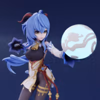 Ganyu Statue | Genshin Impact Fan Art by FunserviceSTL SFW,NSFW,Futa 3d printed statue,nsfw statue,Ganyu statue,Genshin Impact,3d printed figure,3d printed,futa figurines,futanari figurines,futanari statue,futa statue