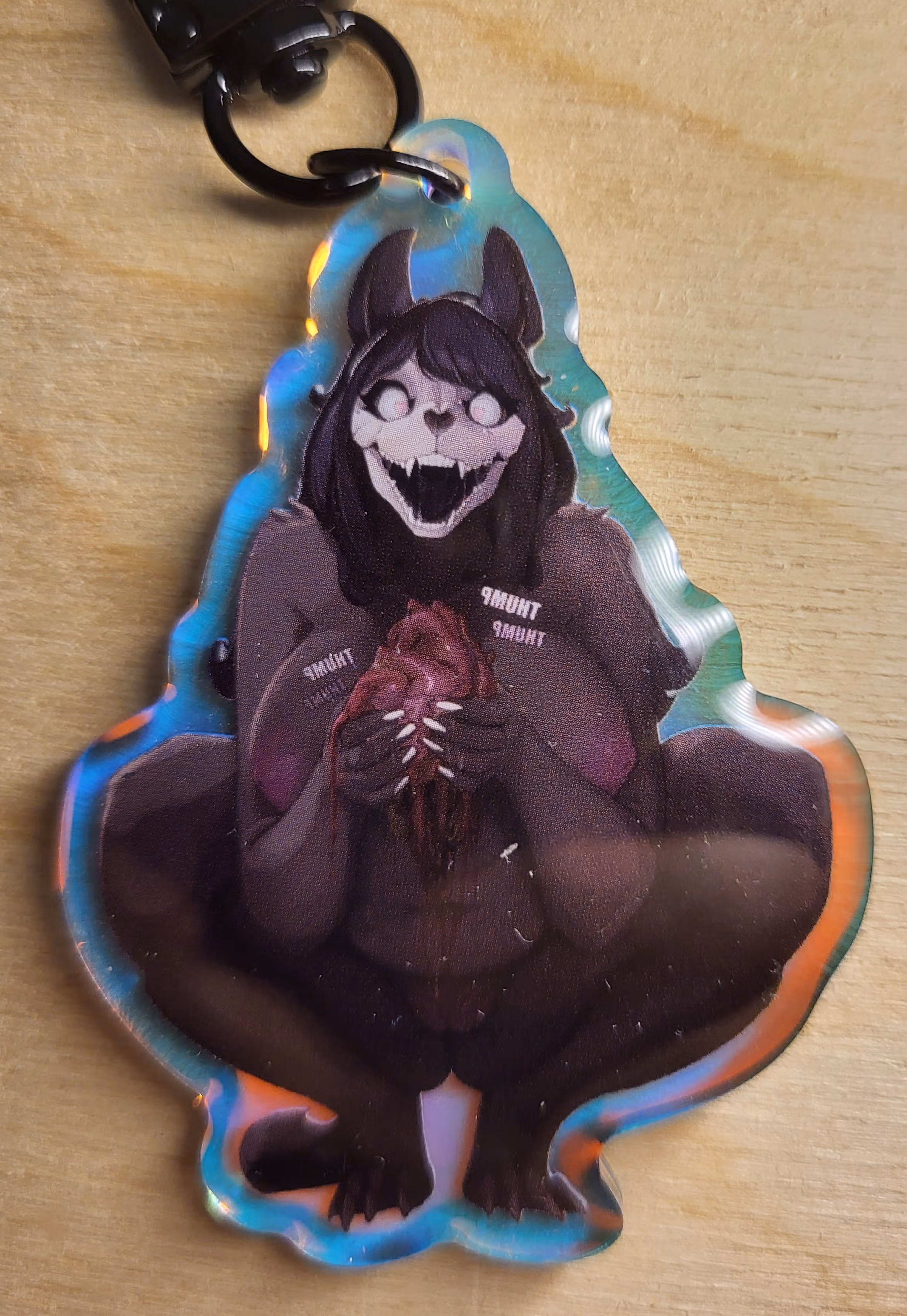 Mal0 Valentine Keychain | SCP Acrylic Keychain NSFW Mal0 Valentine,Mal0 keychain,furry keychain,scp keychain,nsfw keychain