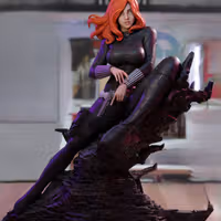 Black Widow Statue | Marvel Fan Art by 3Dmoonn SFW 3d printed,3d printed statue,Black Widow Statue,Marvel statue