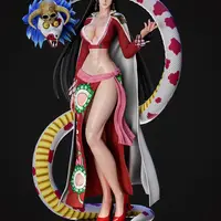 Statue Boa Hancock | One Piece Fan art par Abe3D SFW,NSFW 3d printed statue,One Piece Statue,Boa Hancock statue,3d printed figure,3d printed,nsfw statue