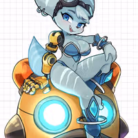 Rivet Sticker | Ratchet And Clank Vinyl Sticker SFW furry sticker,sfw sticker,stickers,Rivet sticker,Ratchet And Clank sticker