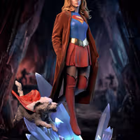 Supergirl Woman of Tomorrow Statue | DC Fan Art by VX-Labs SFW,NSFW 3d printed,3d printed statue,nsfw statue,Supergirl statue,dc statue