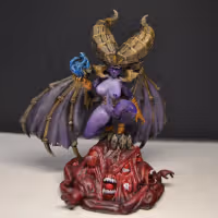 Succubus Rosalyn Miniature | DnD Fan Art by Gaz Minis SFW,NSFW 3d printed,miniature,nsfw miniature,Succubus Rosalyn,3d printed miniature
