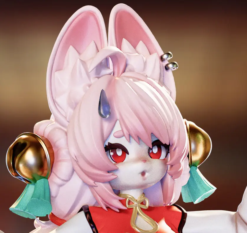 Zhao Chinese Cuisine Furry Statue | Zenless Zone Zero Fan Art by Onagaba SFW,NSFW,Futa 3d printed statue,3d printed,3d printed figure,Zenless Zone Zero statue,Zhao Statue,nsfw statue,furry statue
