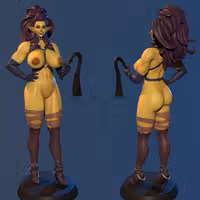 Trisa Orc Dominant Statue | DnD Fanart von Studio Sol Union NSFW,Futa 3d printed statue,3d printed,nsfw statue,futa statue,futa figurines,futanari figurines,futanari statue,3d printed figure,Trisa Orc Dominant Statue ,dnd statue