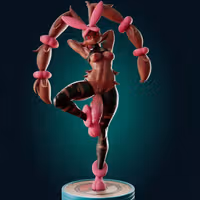 Statua Mega Lopunny | Pokémon Fan art di Officer Rhu SFW,NSFW,Futa 3d printed statue,3d printed,3d printed figure,Lopunny Statue,Pokemon Statue,futa statue,futa figurines,futanari figurines,futanari statue,furry statue