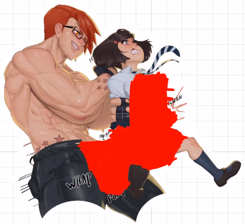Maymay & Chrissy No Text Futa Sticker | Anime Futanari Stickers Ecchi Cartoon Futa null