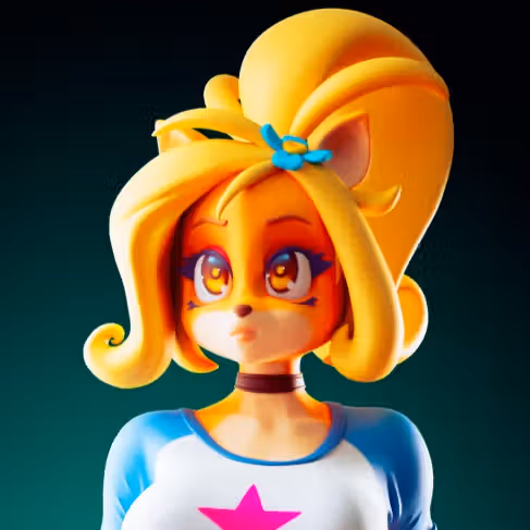 Coco Bandicoot Statue | Crash Bandicoot Fan Art by Officer Rhu SFW,NSFW,Futa 3d printed statue,3d printed,nsfw statue,futa statue,Coco Bandicoot Statue,Crash Bandicoot statue,futa figurines,futanari figurines,futanari statue