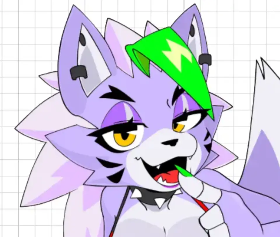 Roxanne v15 Sticker | Five Nights at Freddy's Vinyl Sticker SFW roxanne sticker,sfw sticker,stickers,Nights at Freddy's,furry sticker