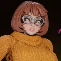 Velma Dinkley Statue | Scooby-Doo Fan Art by Digital Dark SFW,NSFW,Futa 3d printed statue,3d printed,nsfw statue,futa statue,futa figurines,futanari figurines,futanari statue,3d printed figure,Velma Dinkley Statue,Scooby-Doo statue