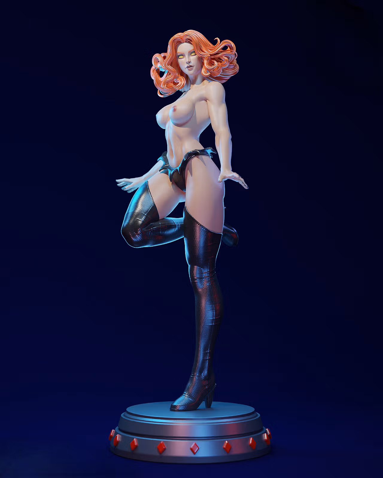 Red Queen Statue | X-Men97 Fan Art by E.S Monster SFW,NSFW 3d printed statue,3d printed,madelyne pryor statue,nsfw statue,3d printed figure,X-Men97