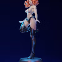 Red Queen Statue | X-Men97 Fan Art by E.S Monster SFW,NSFW 3d printed statue,3d printed,madelyne pryor statue,nsfw statue,3d printed figure,X-Men97