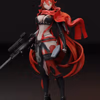 Red Hood Statue | NIKKE Fan Art by Gr8Tech SFW,NSFW 3d printed statue,nsfw statue,Red Hood statue,NIKKE statue,3d printed figure,3d printed