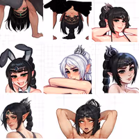 Shadowheart Pack Sticker | Baldur's Gate 3 Vinyl Sticker NSFW Baldur's Gate 3 sticker,Baldur's Gate 3 nsfw,nsfw sticker,Shadowheart sticker,sfw stickers