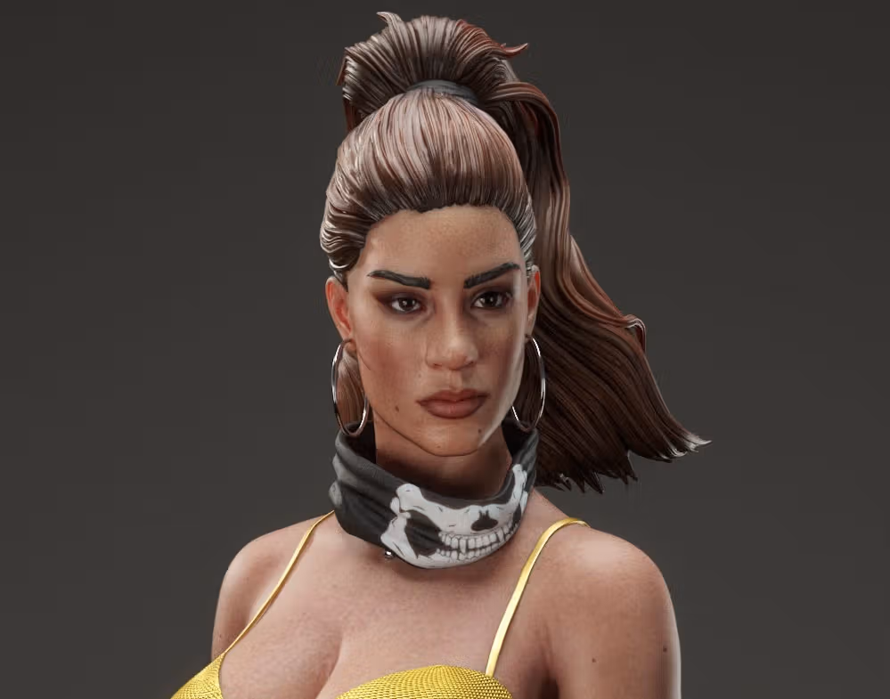 Lucia Caminos Statue | GTA 6 Fan Art by Abe3D SFW,NSFW 3d printed statue,nsfw statue,Lucia Caminos statue,gta statue,3d printed figure,3d printed