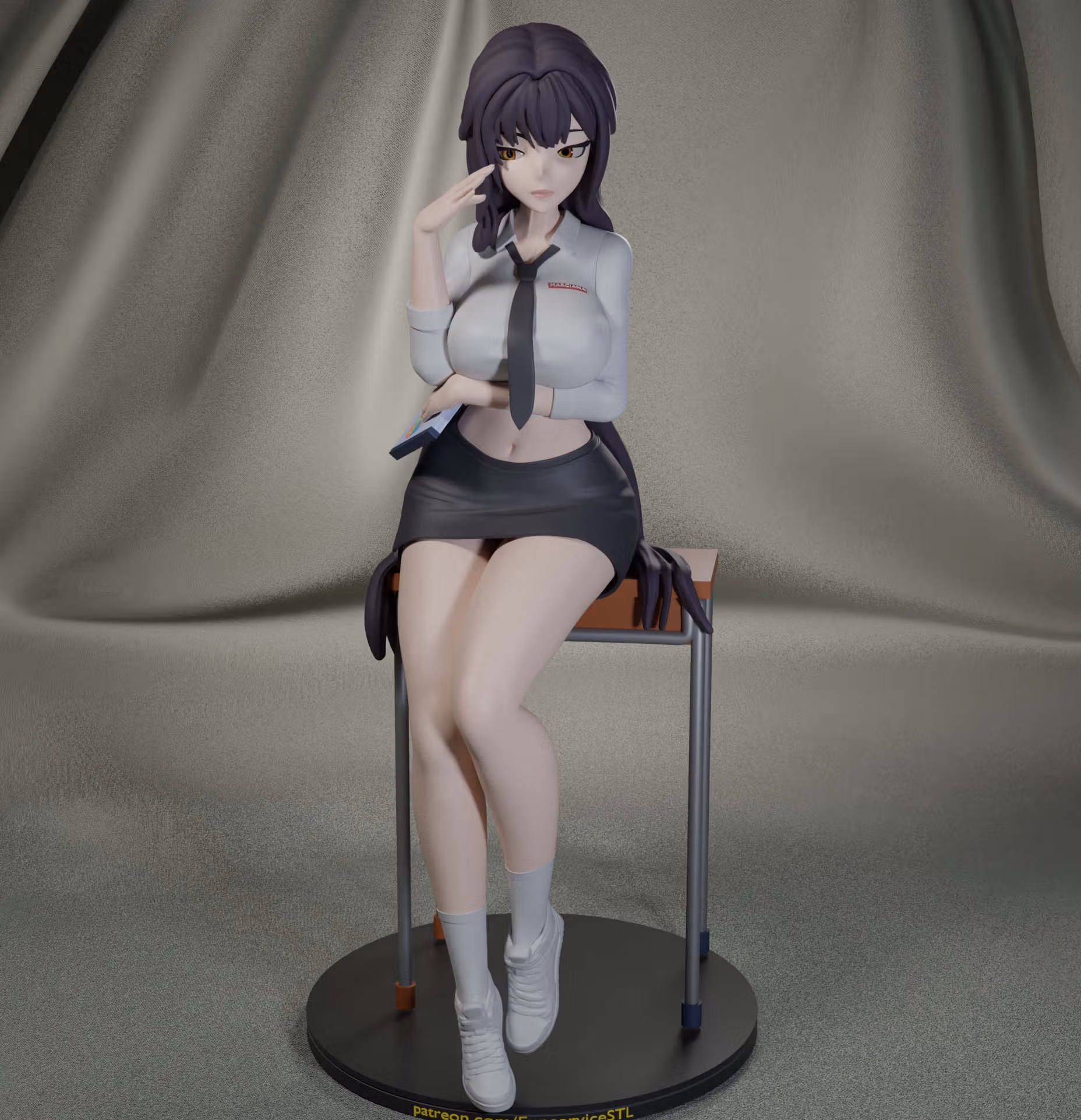Marciana Statue | NIKKE Fanart von FunserviceSTL SFW,NSFW,Futa 3d printed statue,nsfw statue,Marciana statue,NIKKE statue,3d printed figure,3d printed,futa statue,futa figurines,futanari figurines,futanari statue