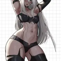 A2 NieR Sticker | NieR: Automata Vinyl Sticker SFW,NSFW A2 sticker,nsfw sticker,NieR: Automata stickers