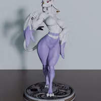 Mienshao Statue | Pokemon Fan Art by SpiderFlameFigures NSFW 3d printed statue,3d printed,nsfw statue,3d printed figure,Mienshao statue,Pokemon statue,furry statue