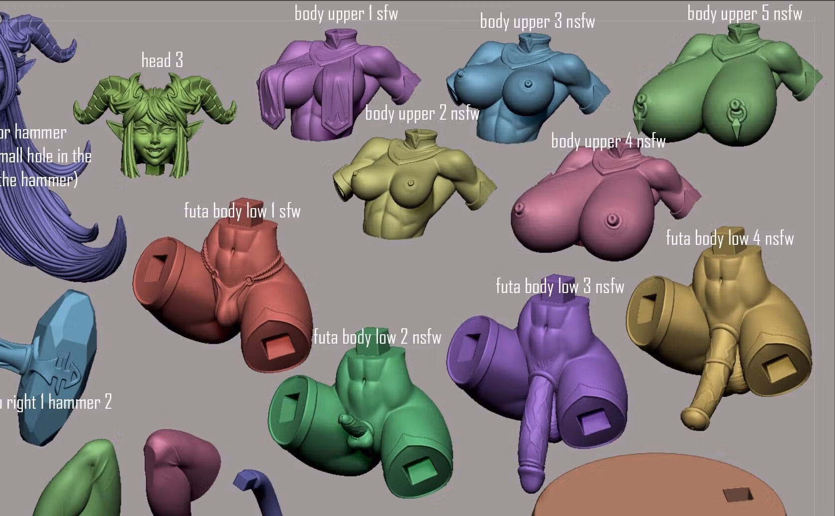 Statue Draenei Girl | World of Warcraft Fan Art par Digital Dark SFW,NSFW,Futa 3d printed statue,3d printed,nsfw statue,futa statue,futa figurines,futanari figurines,futanari statue,3d printed figure,Draenei Girl Statue