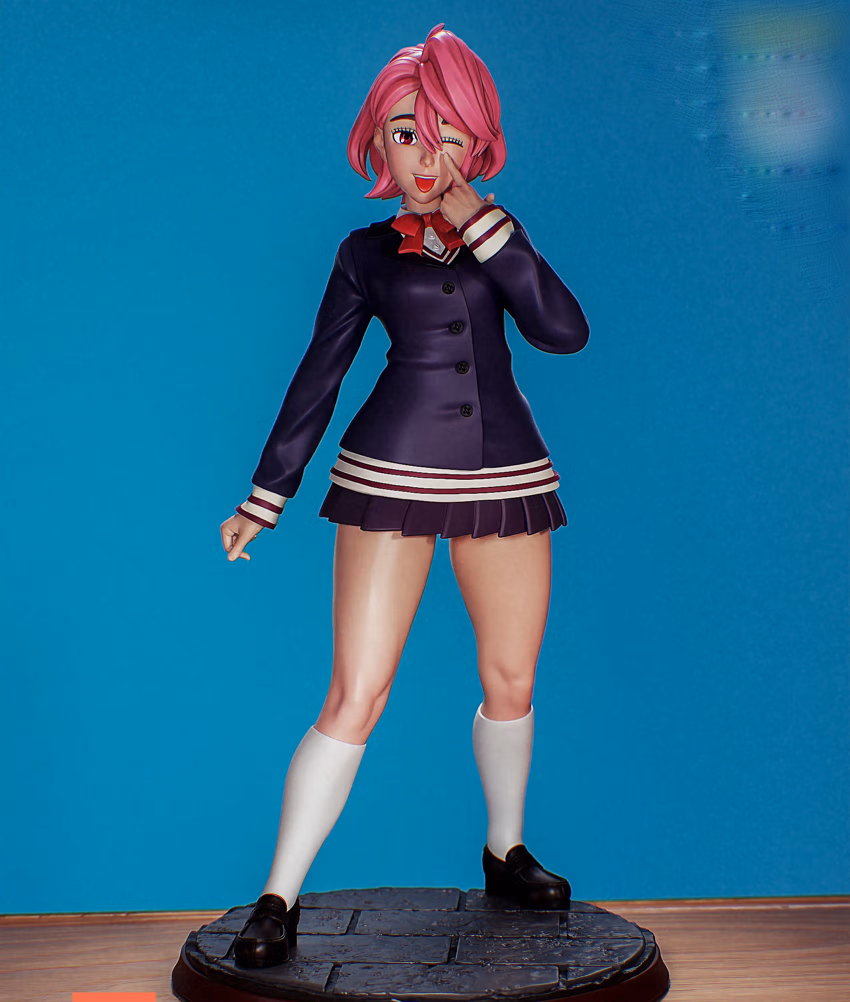 Aira Statue | Dandadan Fan Art by PEACHFIGURE SFW,NSFW 3d printed,3d printed statue,Dandadan statue,Aira statue,nsfw statue,3d printed figure
