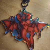 The Unknown NSFW Furry Keychain | Metal: Hellsinger Acrylic Keychain NSFW Metal: Hellsinger,The Unknown Keychain,furry keychain,nsfw keychain