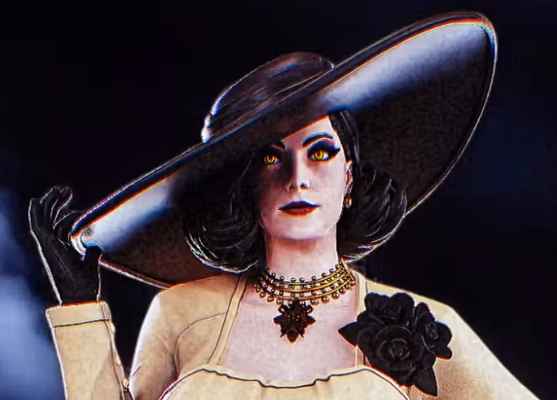 Lady Dimitrescu Statue | Resident Evil Fan Art by PEACHFIGURE SFW,NSFW 3d printed statue,3d printed,Alcina Dimitrescu Statue,Resident Evil ,nsfw statue,3d printed figure,lady dimitrescu figure