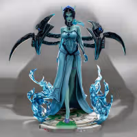 Morgana Statue | League of Legends Fanart von PEACHFIGURE SFW,NSFW 3d printed statue,3d printed,nsfw statue,3d printed figure,Morgana statue,League of Legends statue