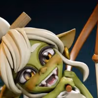 Fishing Goblin Girl Miniature | DnD Fan Art by Jigglystix SFW 3d printed,miniature,dnd miniature,Fishing Goblin Girl,3d printed miniature