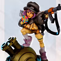 DrizzlePip Goblin Weapons Expert Miniature | Cyberpunk2077 Fan Art by Gaz Minis SFW,NSFW 3d printed,miniature,Cyberpunk2077 miniature,nsfw miniature,DrizzlePip Goblin Weapons Expert,3d printed miniature