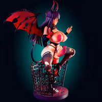Fern Demon Succubus Statue | Frieren: Beyond Journey's End Fan Art by Officer Rhu SFW,NSFW,Futa 3d printed,Fern Demon Succubus statue,futa statue,Frieren: Beyond Journey's End statue,furry statue,nsfw statue,futa figurines,futanari figurines,futanari statue