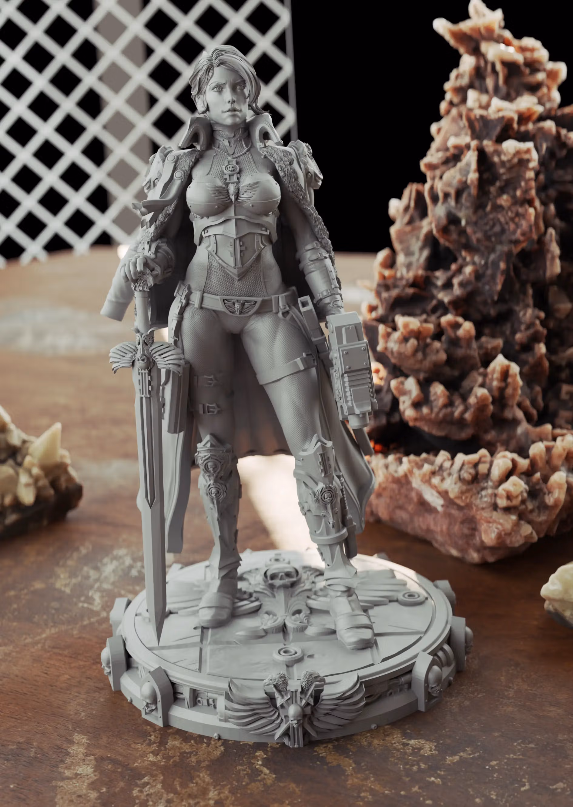 Secret Agent Miniature | 40k Fan Art by 3DArtGuy SFW 3d printed,miniature,3d printed miniature,Secret Agent,warhammer 40k,40k miniature
