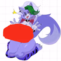 Roxanne Nsfw v3 Sticker | Five Nights at Freddy's Vinyl Sticker NSFW furry sticker,sticker,roxanne sticker,nsfw sticker,Nights at Freddy's