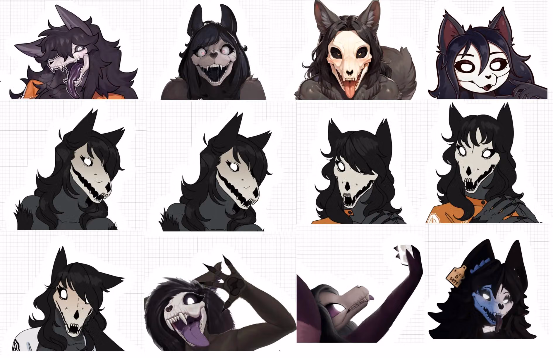 Malo Mega Pack Sticker | SCP Vinyl Sticker NSFW furry sticker,malo sticker,nsfw sticker,scp sticker,monster girl