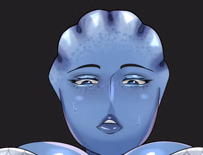 Liara T'soni Sticker | Mass Effect Vinyl Sticker SFW Liara T'soni sticker,Mass Effect sticker,stickers,sfw sticker