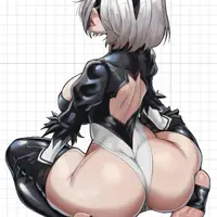 2B NieR Big Ass Sticker | NieR: Automata Vinyl Sticker SFW,NSFW 2B sticker,nsfw sticker,NieR: Automata stickers
