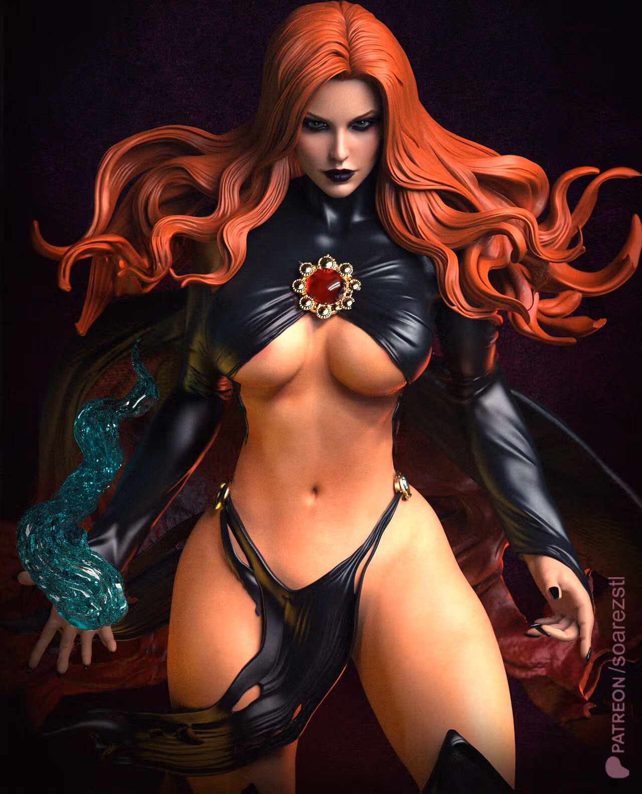 Figura Goblin Queen | X-Men97 Fanart autorstwa Pop Totem SFW 3d printed statue,3d printed,3d printed figure,Goblin Queen Statue,X-Men97 statue,Marvel Statue