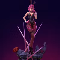 Kafka Statue | Honkai: Star Rail Fan Art by CW Studios SFW,NSFW 3d printed statue,Kafka statue,3d printed,Honkai: Star Rail Statue,3d printed figure,nsfw statue