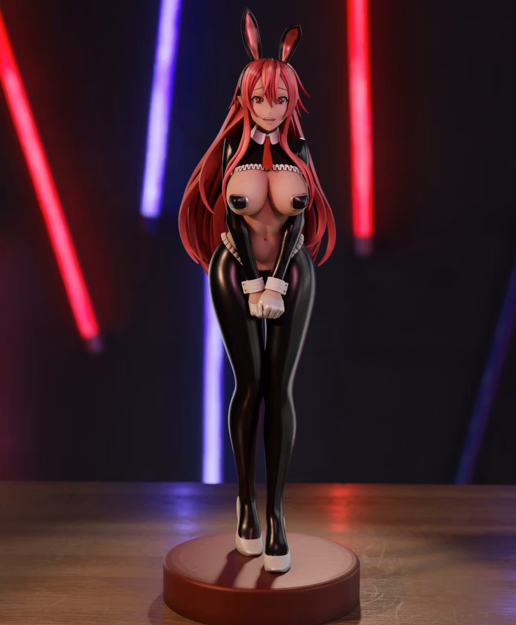 Setogaya Mari Reverse Bunny Statue | Itadaki! Seieki Fan Art by Momoji3d SFW,NSFW 3d printed,3d printed statue,nsfw statue,Setogaya Mari statue,Itadaki! Seieki statue