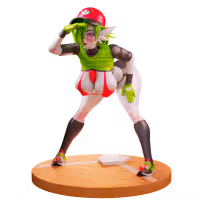 Gardevoir Baseball Statue | Pokemon Fan Art by Officer Rhu SFW,NSFW,Futa 3d printed statue,3d printed,nsfw statue,futa statue,Gardevoir Baseball Statue,Pokemon Statue,futa figurines,futanari figurines,futanari statue