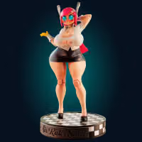 Robot Girl Statue | Air Rider Susie Fan Art by Officer Rhu SFW,NSFW,Futa 3d printed,Robot Girl statue,futa statue,Air Rider Susie statue,furry statue,nsfw statue,futa figurines,futanari figurines,futanari statue
