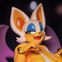 Statua Rouge Bikini Furry | Sonic the Hedgehog Fan art di Gatsu SFW,NSFW,Futa 3d printed statue,3d printed,nsfw statue,futa statue,Sonic the Hedgehog Statue,Rouge Bikini statue,futa figurines,futanari figurines,futanari statue,furry statue