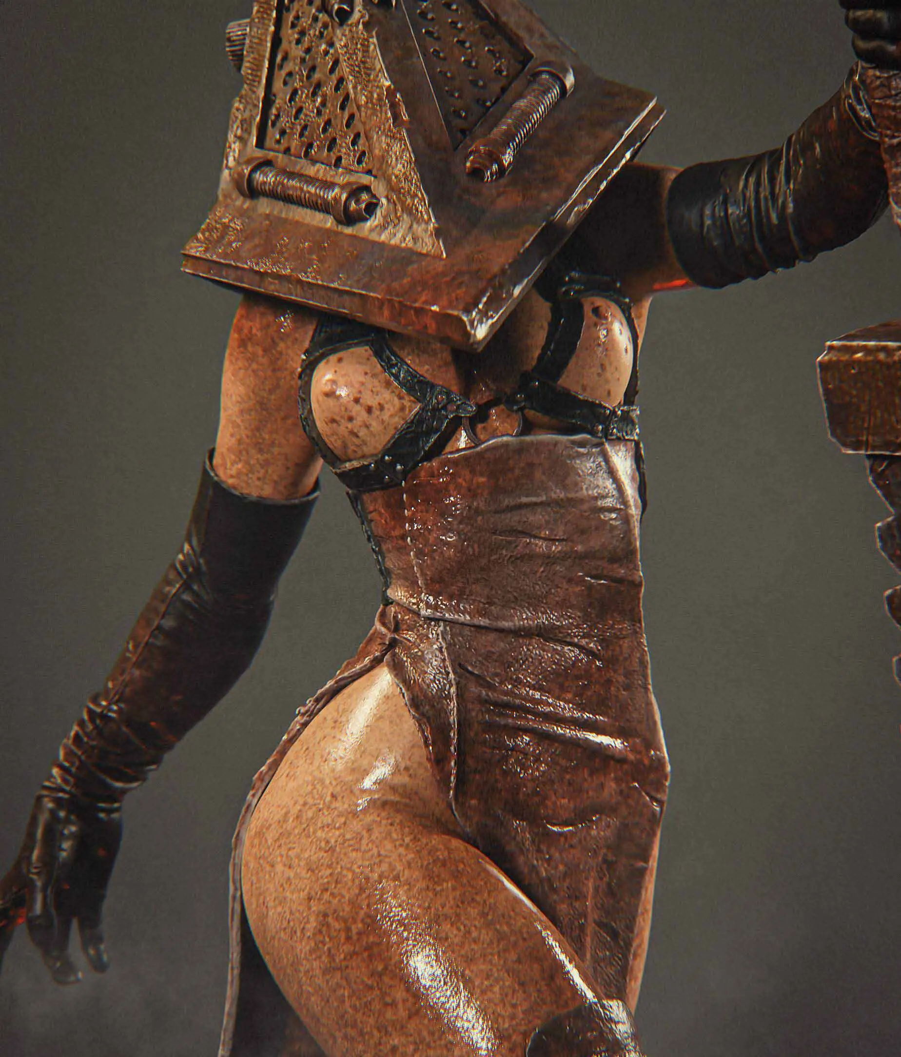Pyramid Head Statue | Silent Hill Fan Art by Abe3D SFW,NSFW 3d printed statue,Pyramid Head Statue,Silent Hill statue,3d printed figure,3d printed,nsfw statue