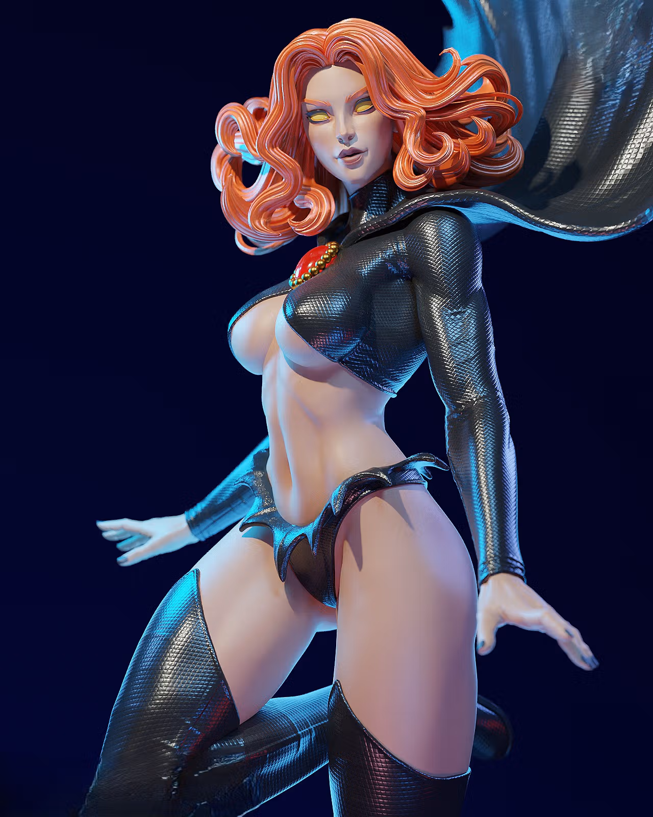Red Queen Statue | X-Men97 Fan Art by E.S Monster SFW,NSFW 3d printed statue,3d printed,madelyne pryor statue,nsfw statue,3d printed figure,X-Men97