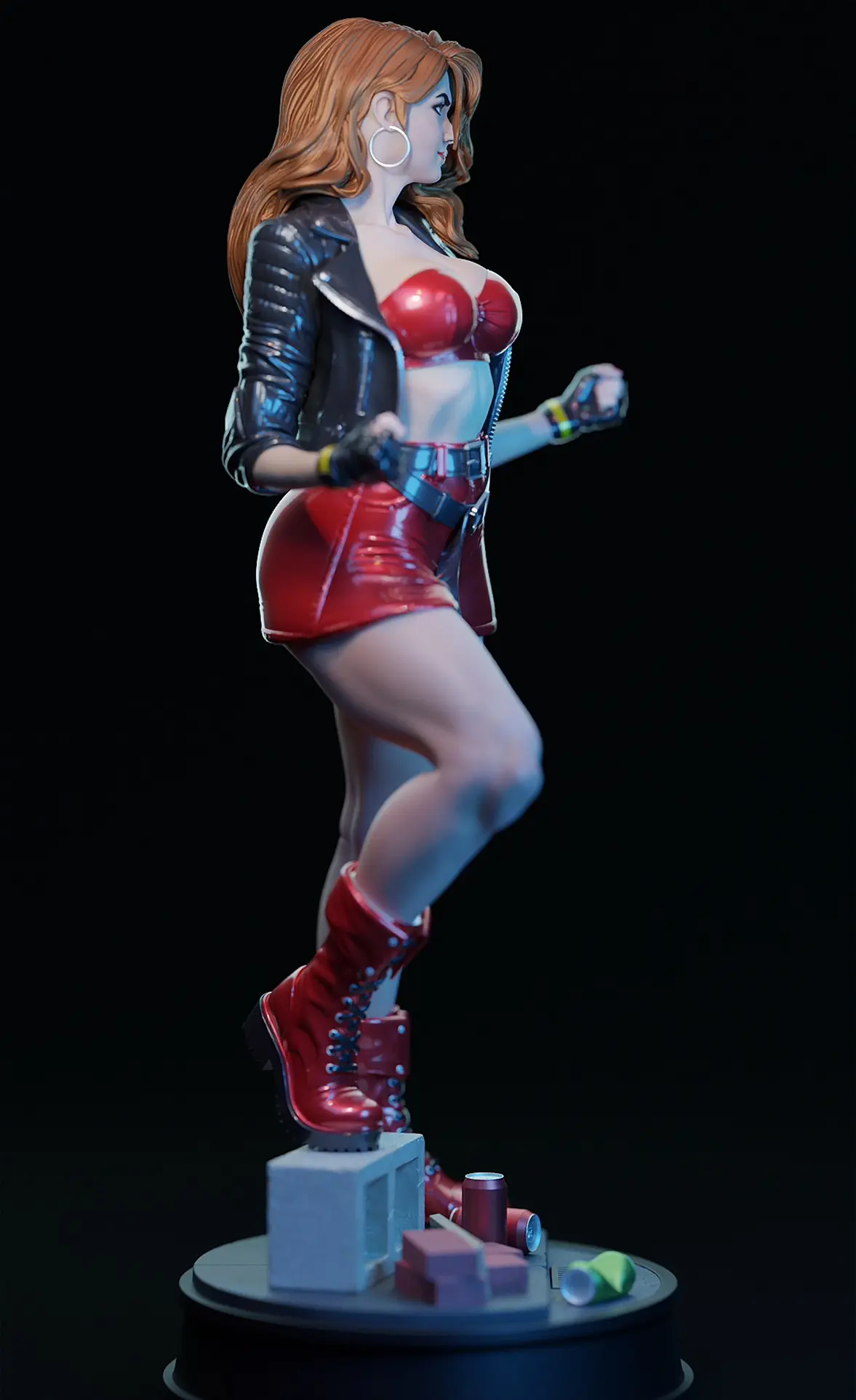 Blaze Fielding Statue | Streets of Rage Fanart von E.S Monster SFW 3d printed statue,3d printed,3d printed figure,Blaze Fielding Statue,Streets of Rage Statue