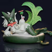 Statue Luscious Meowscarada Furry | Pokemon Fan art par Onagaba SFW,NSFW 3d printed statue,3d printed,3d printed figure,Meowscarada Statue,Pokémon Statue,nsfw statue,furry statue