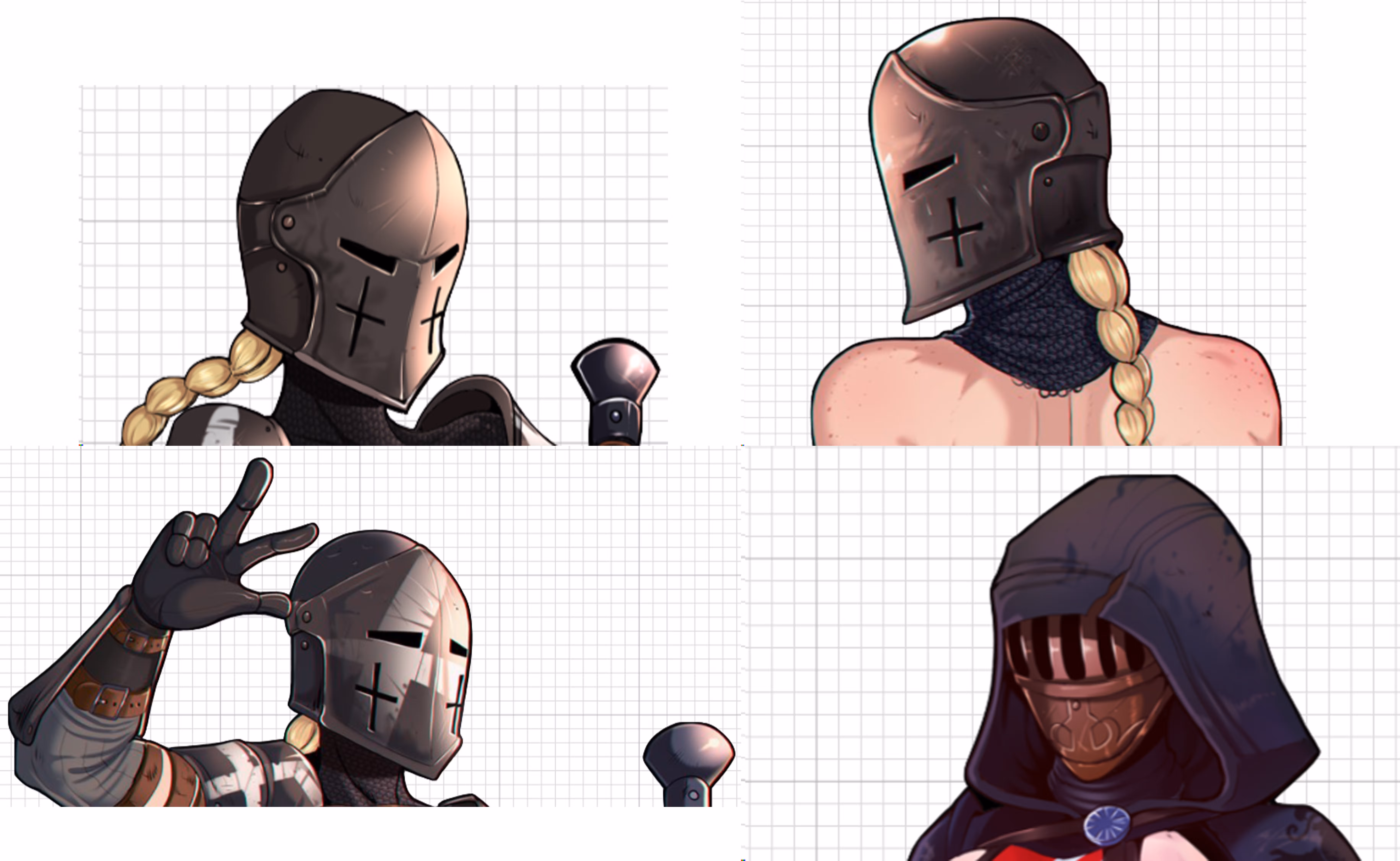 Pegatina Knight woman Team | Original Pegatina de vinilo SFW Knight woman sticker,stickers,sfw sticker,sticker pack